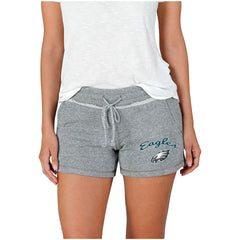 Philadelphia Eagles Concepts Sport Women's Mainstream Terry Shorts Gray