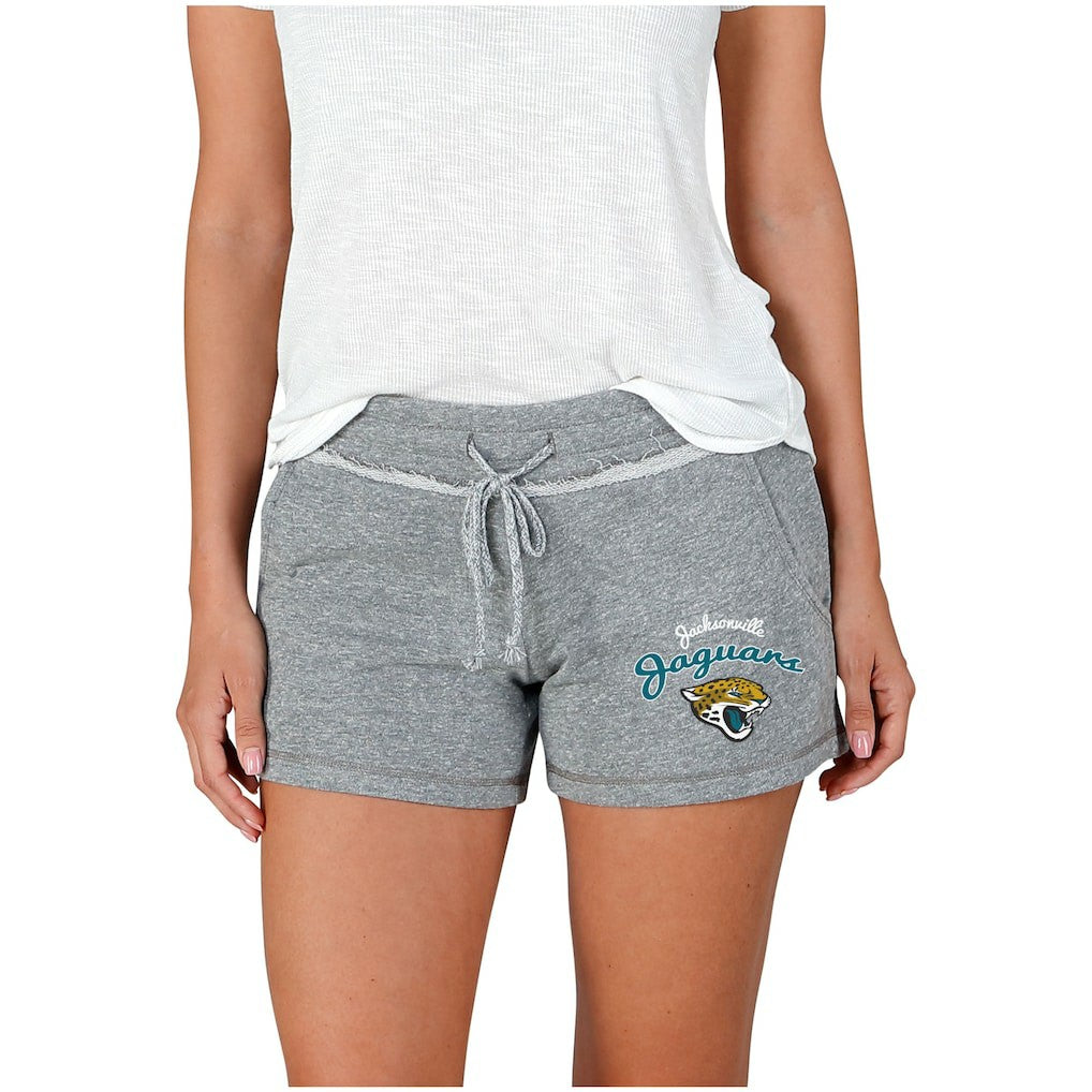 Jacksonville Jaguars Concepts Sport Women's Mainstream Terry Shorts Gray