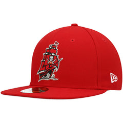 Tampa Bay Buccaneers New Era Omaha 59FIFTY Fitted Hat Red