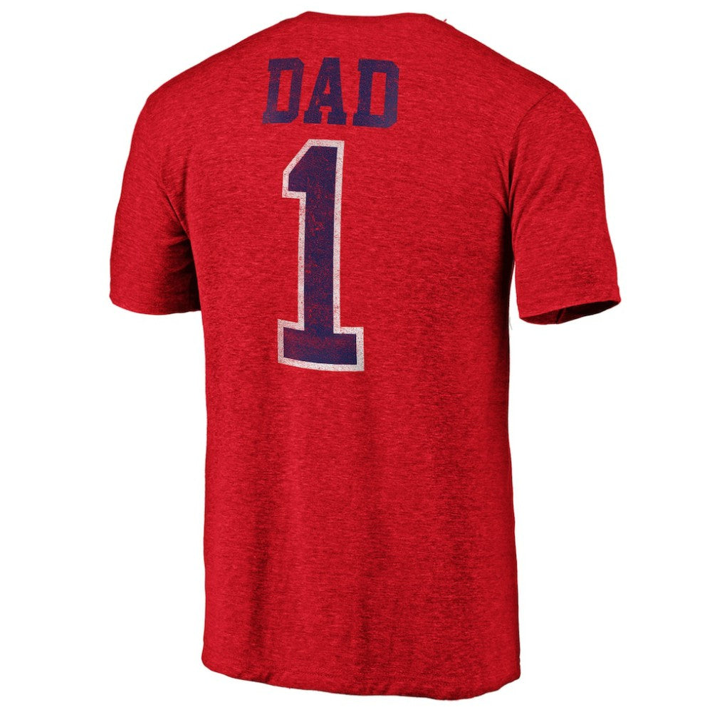 NHL Montreal Canadiens Greatest Dad Tri-Blend T-Shirt - Red