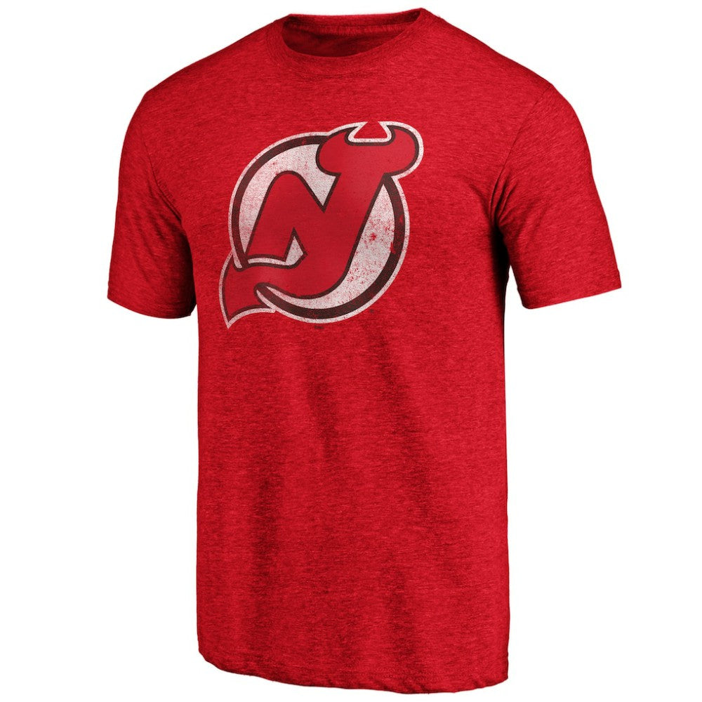 NHL New Jersey Devils Greatest Dad Tri-Blend T-Shirt - Red