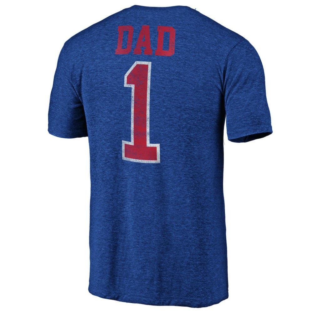 NHL New York Rangers Greatest Dad Tri-Blend T-Shirt - Blue