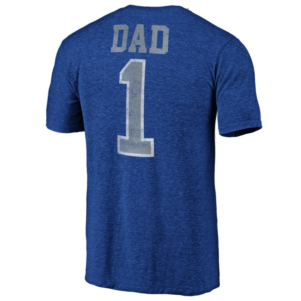NHL Tampa Bay Lightning Greatest Dad Tri-Blend T-Shirt - Blue