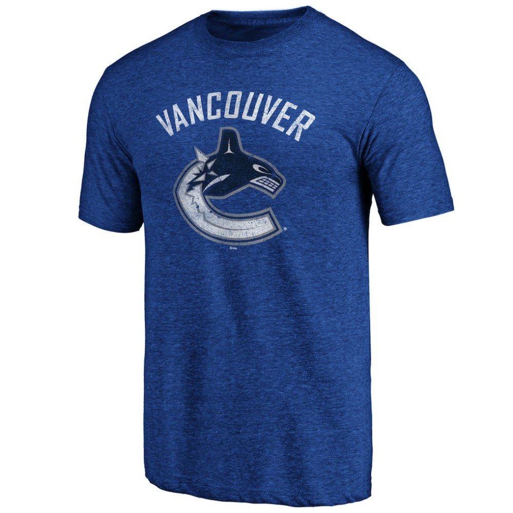 NHL Vancouver Canucks Greatest Dad Tri-Blend T-Shirt - Blue