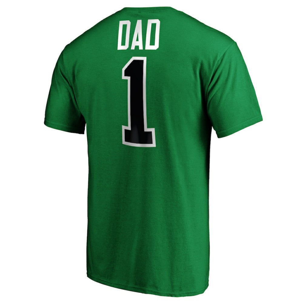 NHL Dallas Stars #1 Dad T-Shirt - Kelly Green