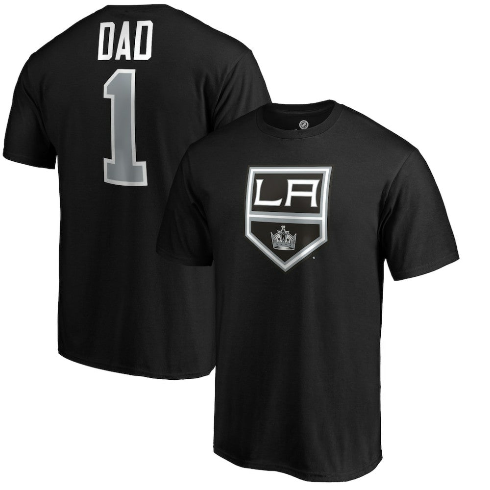 NHL Los Angeles Kings #1 Dad T-Shirt - Black