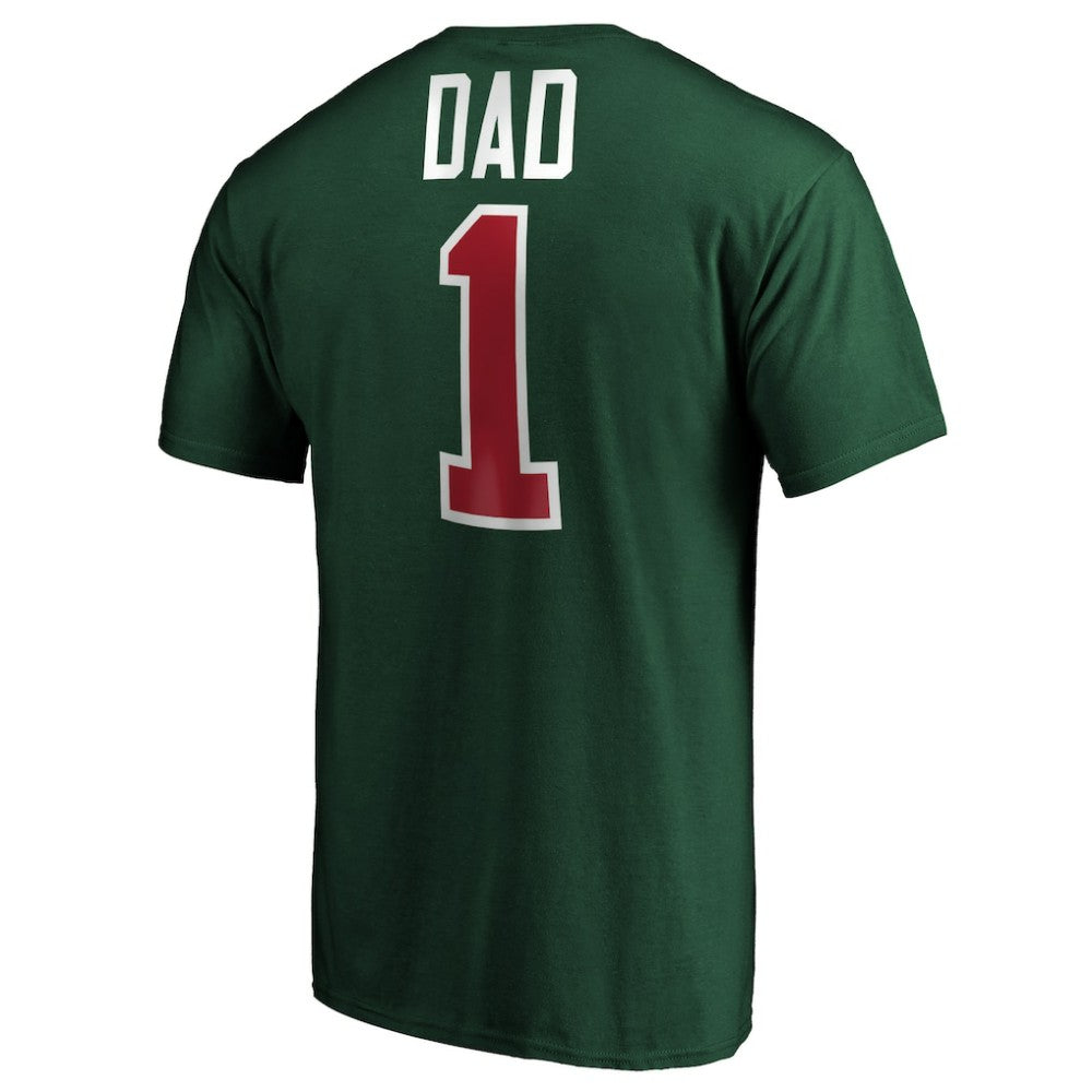 NHL Minnesota Wild #1 Dad T-Shirt - Green