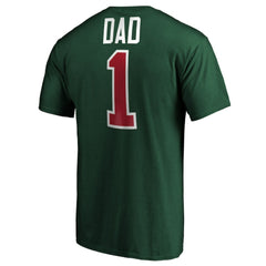 NHL Minnesota Wild #1 Dad T-Shirt - Green