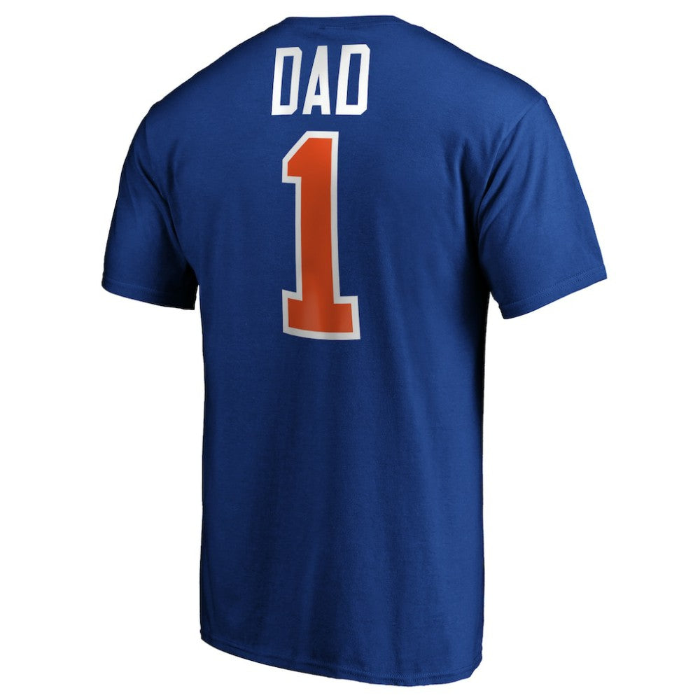 NHL New York Islanders #1 Dad T-Shirt - Royal