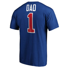NHL New York Rangers #1 Dad Logo T-Shirt - Blue