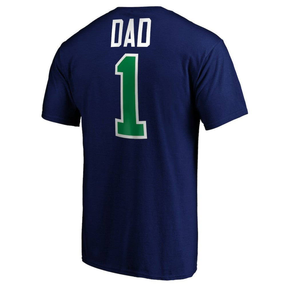NHL Vancouver Canucks #1 Dad T-Shirt - Blue