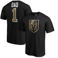 NHL Vegas Golden Knights #1 Dad T-Shirt - Black