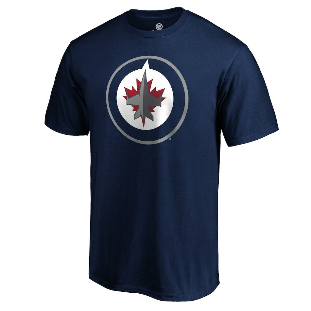 NHL Winnipeg Jets #1 Dad T-Shirt - Navy