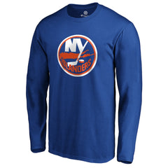 NHL New York Islanders #1 Dad Long Sleeve T-Shirt - Royal