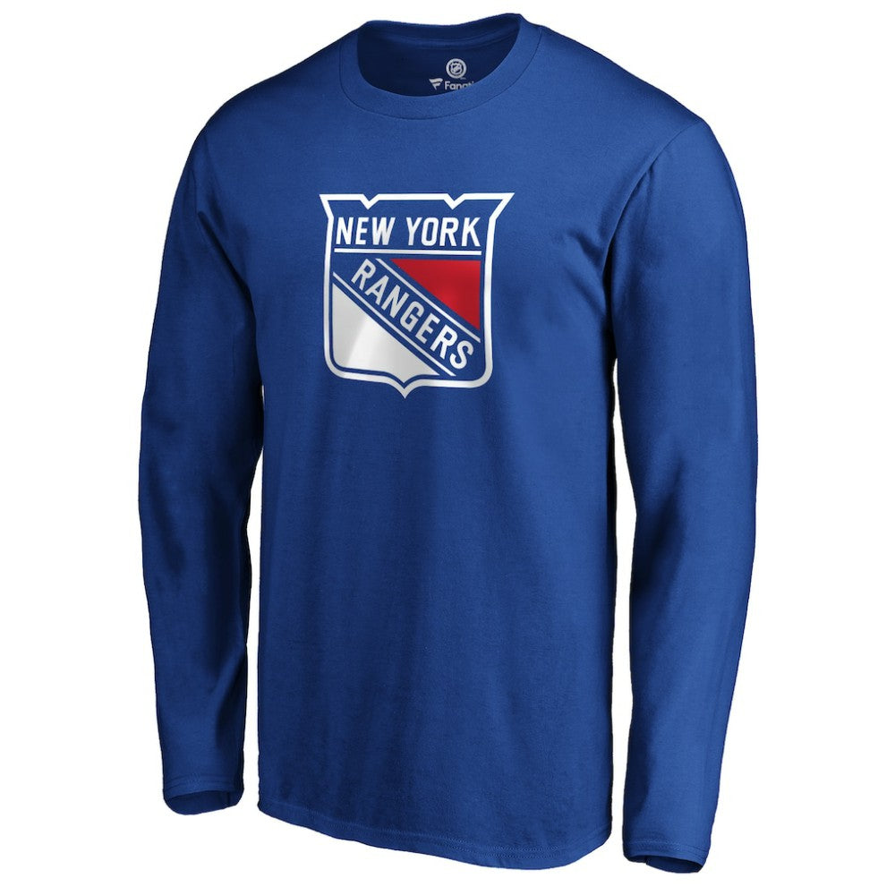 NHL New York Rangers #1 Dad Long Sleeve T-Shirt - Blue