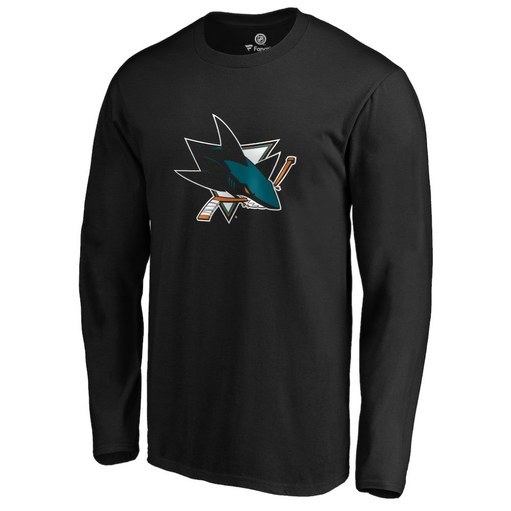 NHL San Jose Sharks #1 Dad Long Sleeve T-Shirt - Black