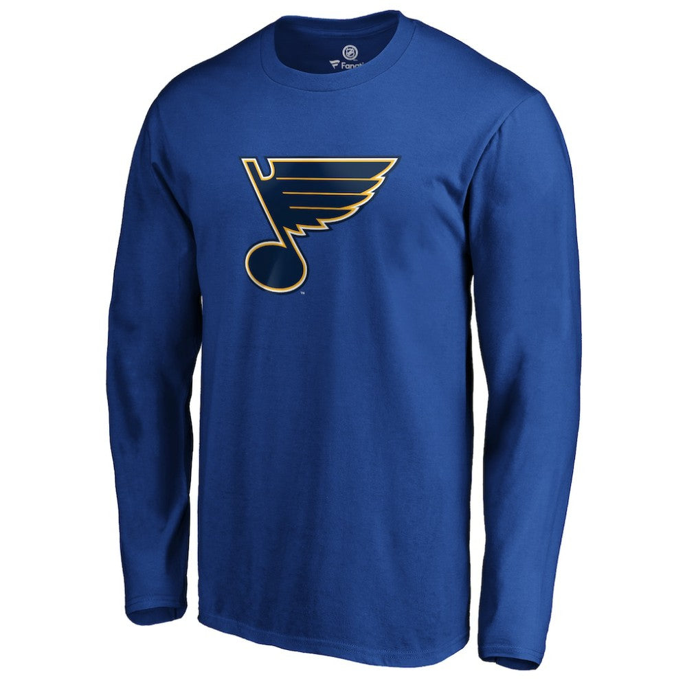NHL St. Louis Blues #1 Dad Long Sleeve T-Shirt - Blue