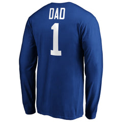 NHL St. Louis Blues #1 Dad Long Sleeve T-Shirt - Blue