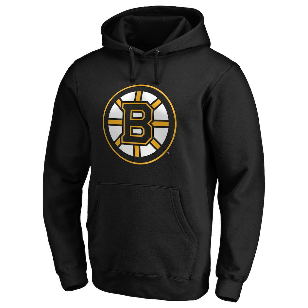 NHL Boston Bruins #1 Dad Pullover Hoodie - Black