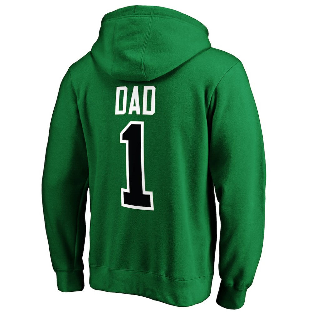 NHL Dallas Stars #1 Dad Pullover Hoodie - Kelly Green