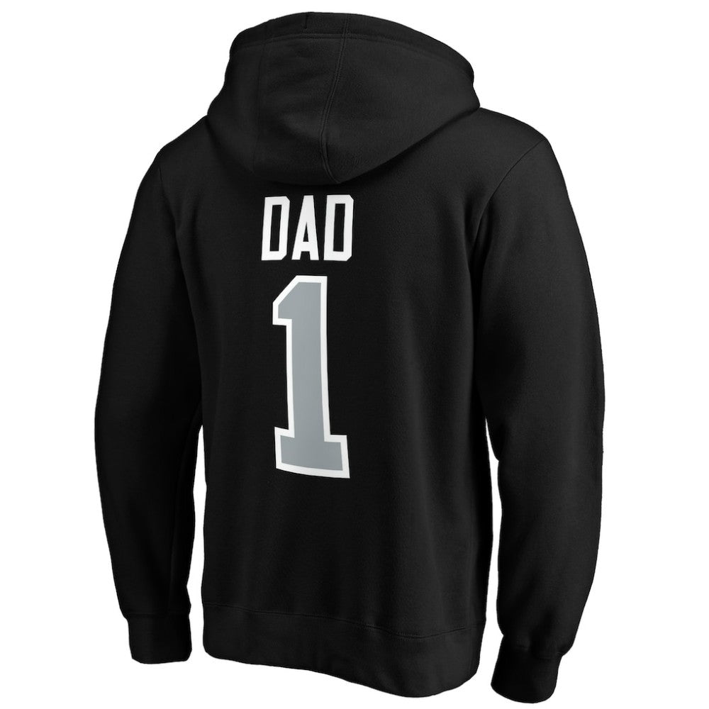 NHL Los Angeles Kings #1 Dad Pullover Hoodie - Black