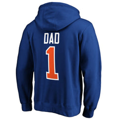 NHL New York Islanders #1 Dad Pullover Hoodie - Royal