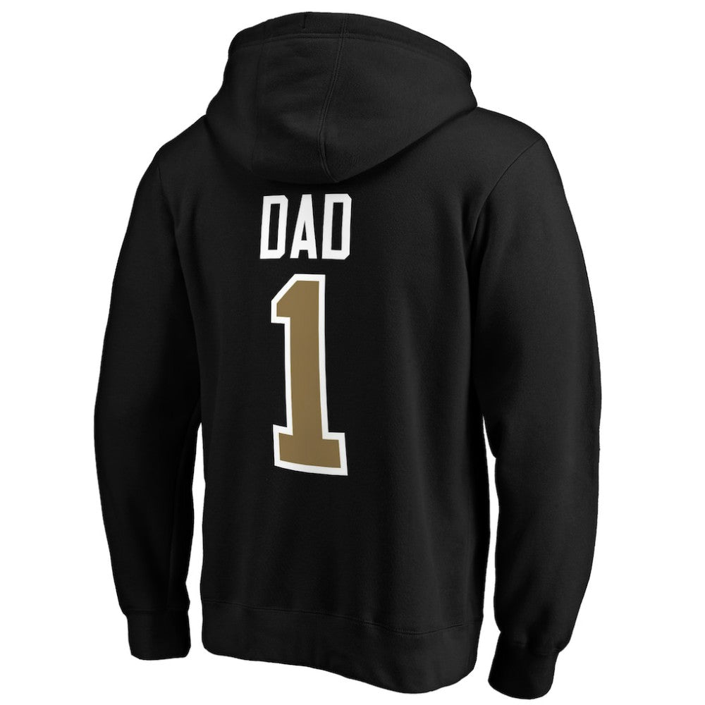 NHL Vegas Golden Knights #1 Dad Pullover Hoodie - Black
