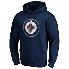 NHL Winnipeg Jets #1 Dad Pullover Hoodie - Navy