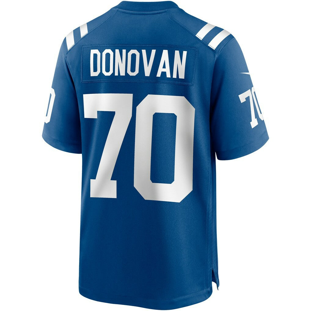 Art Donovan Indianapolis Colts Game Retired Player Jersey Royal