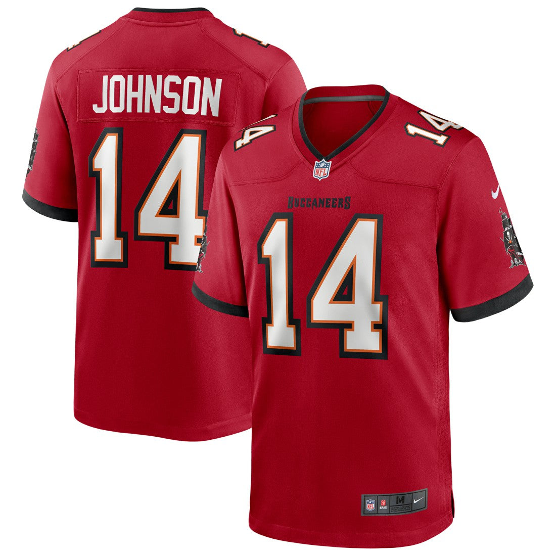 Brad Johnson Tampa Bay Buccaneers Game Retired Player Jersey Red