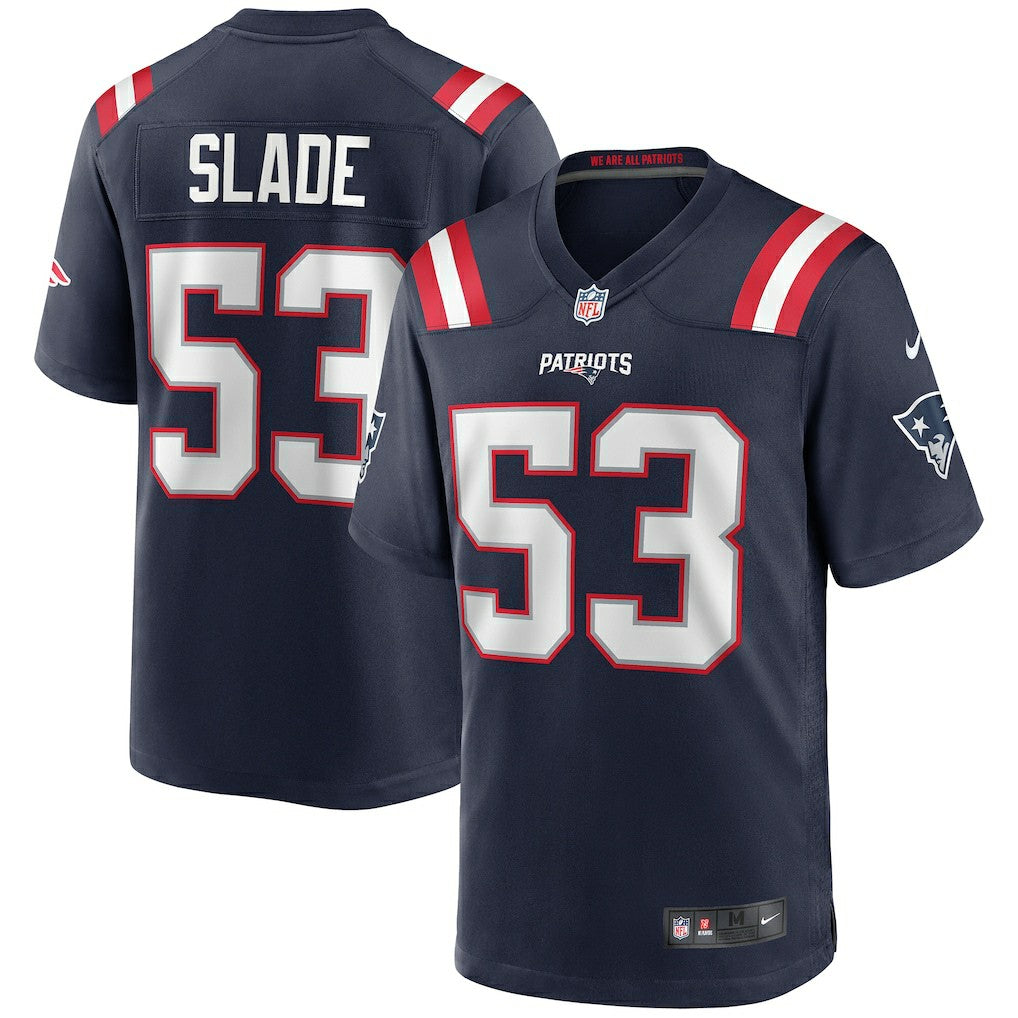 NFL Chris Slade New England Patriots Game Retired Player Jersey - Navy