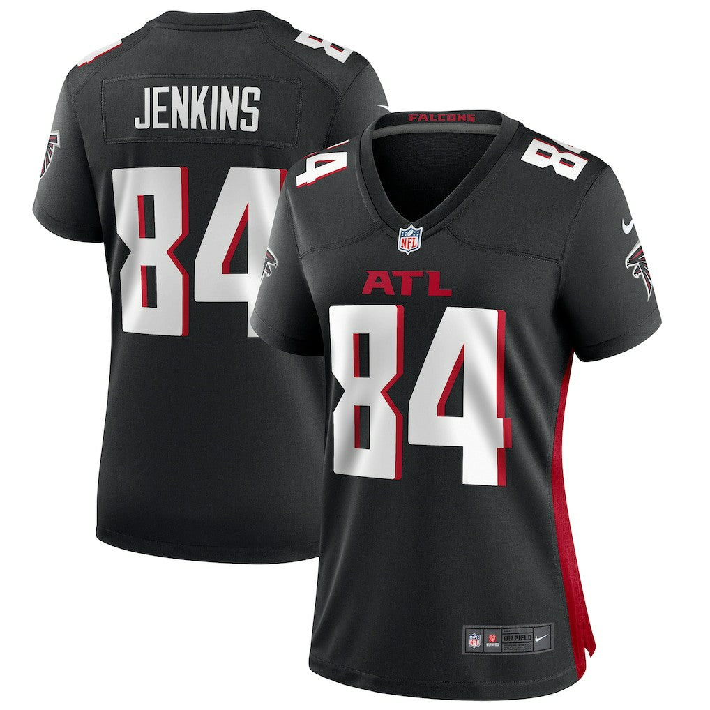 Alfred Jenkins Atlanta Falcons Women's Game Retired Player Jersey Black