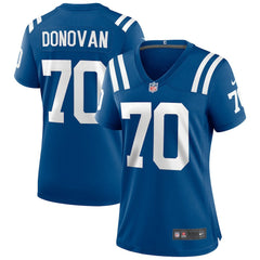 Art Donovan Indianapolis Colts Women's Game Retired Player Jersey Royal