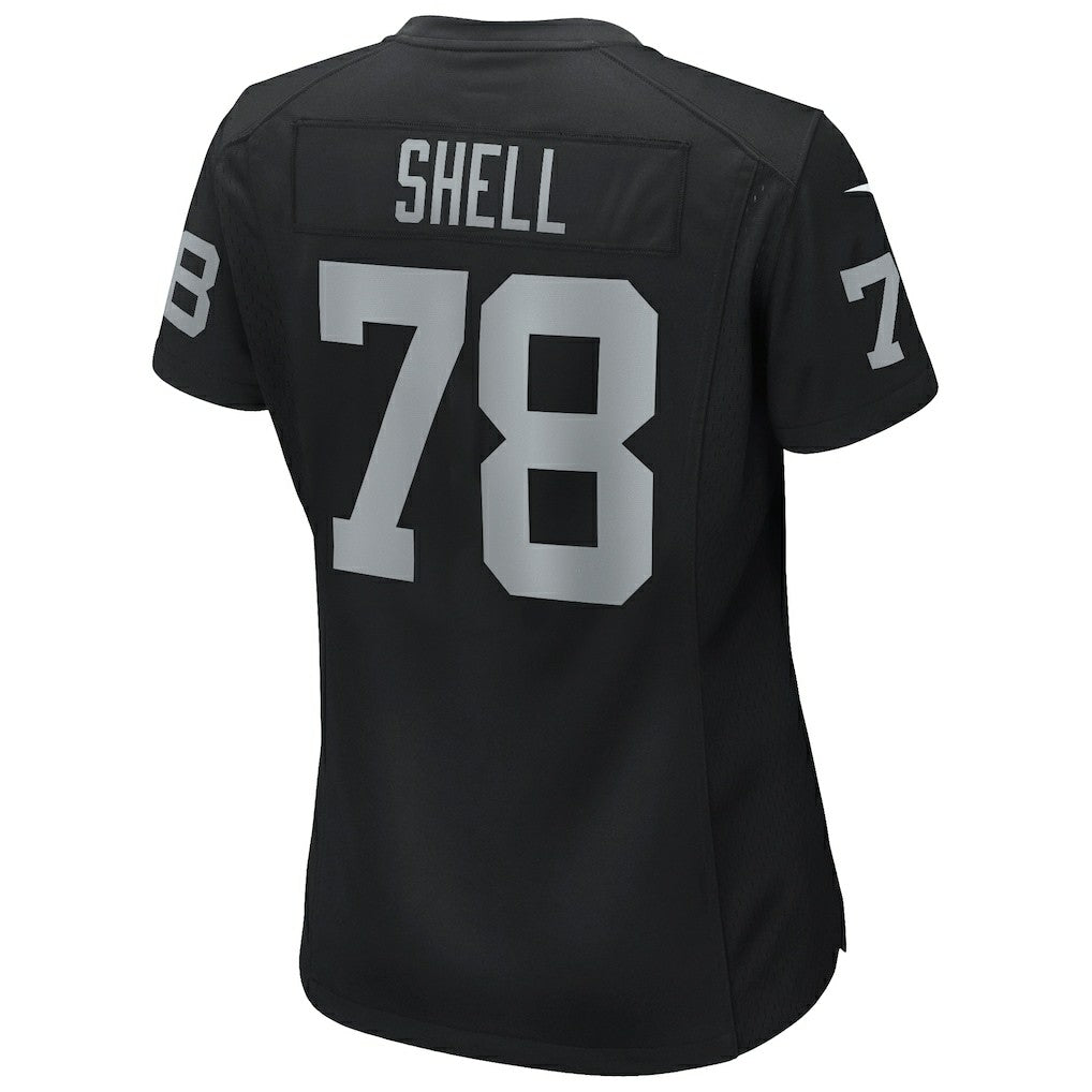 Art Shell Las Vegas Raiders Women's Game Retired Player Jersey Black