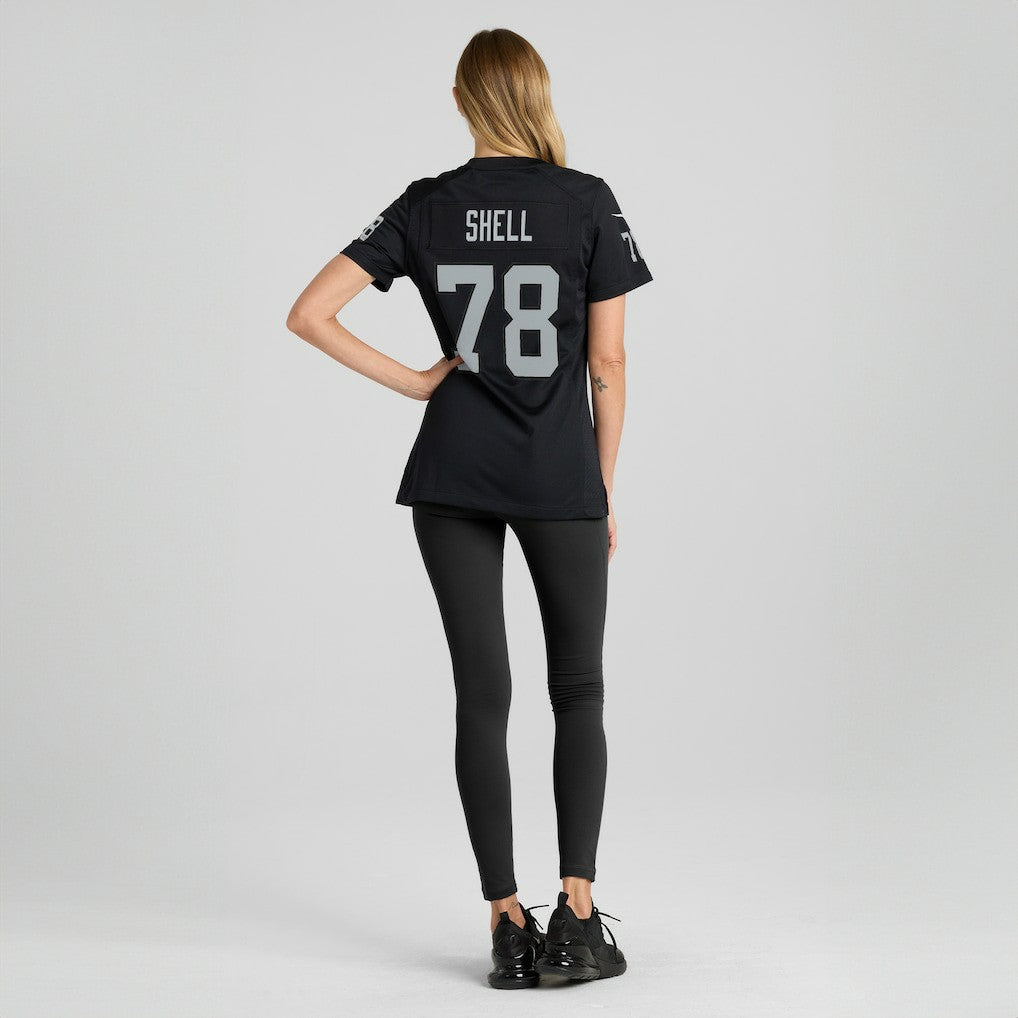 Art Shell Las Vegas Raiders Women's Game Retired Player Jersey Black