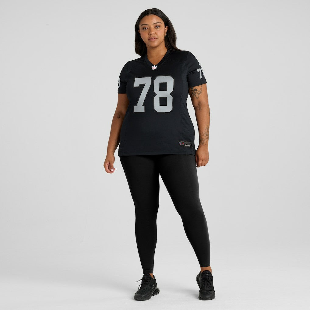 Art Shell Las Vegas Raiders Women's Game Retired Player Jersey Black