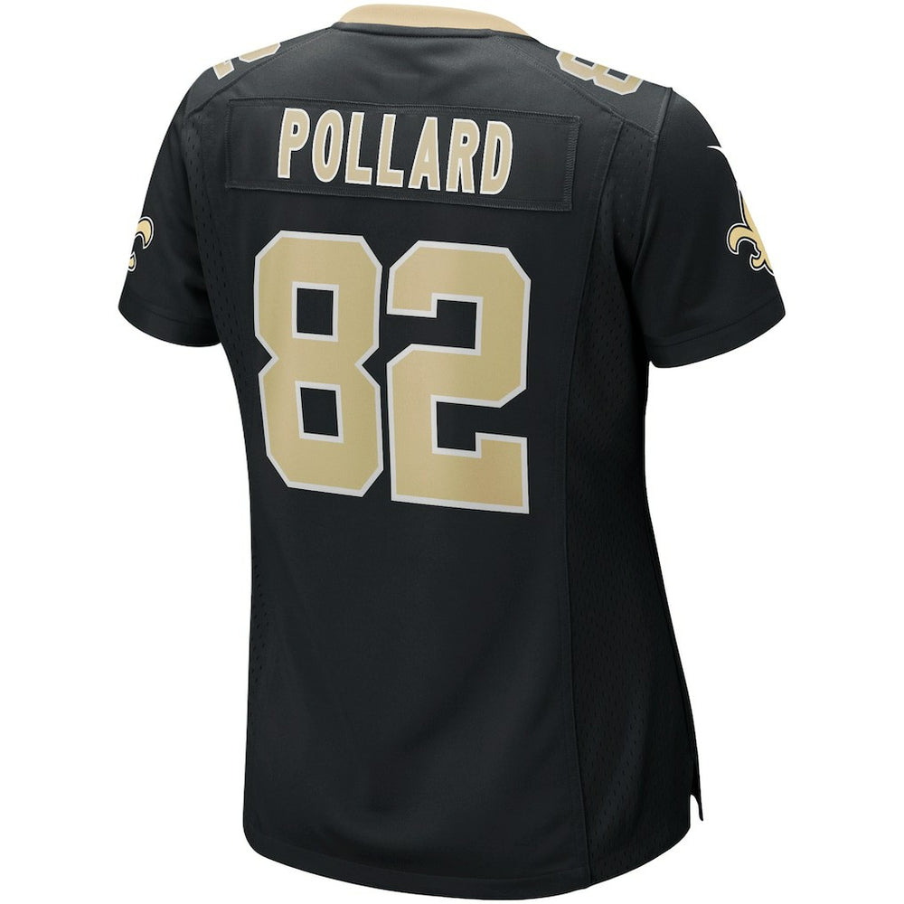 Bob Pollard New Orleans Saints Women's Game Retired Player Jersey Black