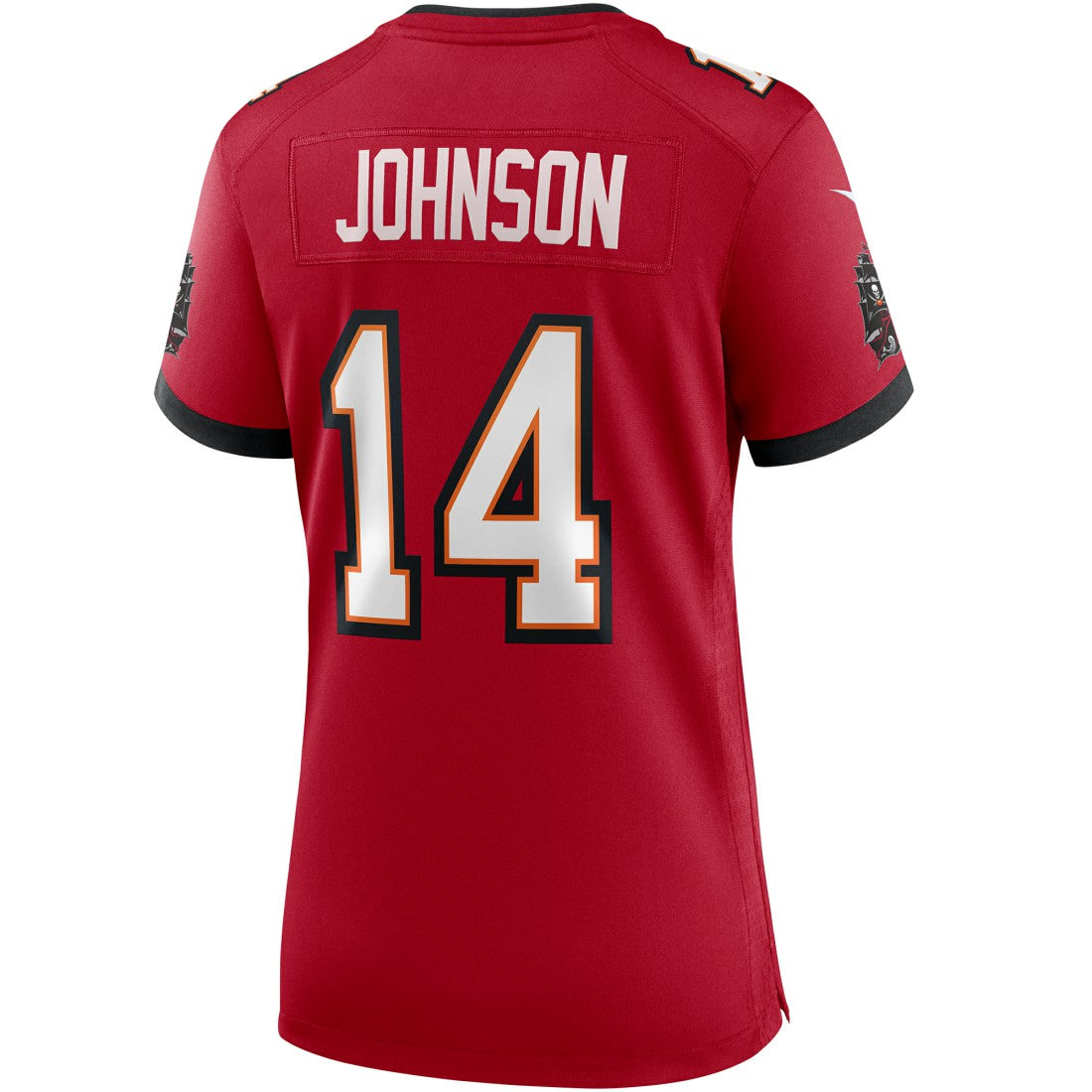 Brad Johnson Tampa Bay Buccaneers Women's Game Retired Player Jersey Red