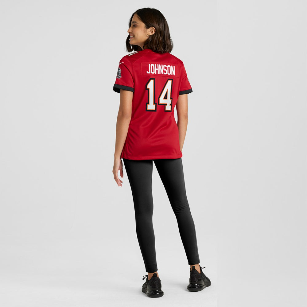 Brad Johnson Tampa Bay Buccaneers Women's Game Retired Player Jersey Red