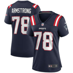 NFL Bruce Armstrong New England Patriots Women's Game Retired Player Jersey - Navy