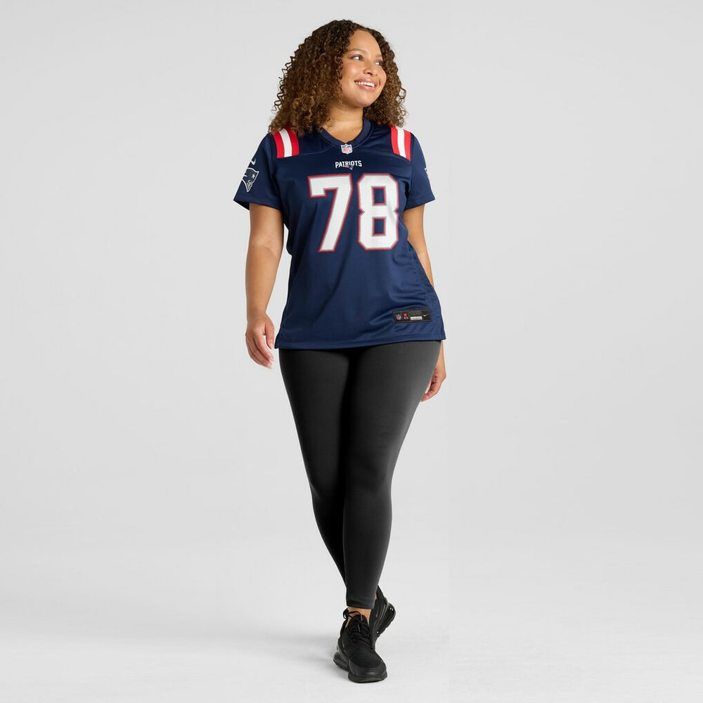 NFL Bruce Armstrong New England Patriots Women's Game Retired Player Jersey - Navy