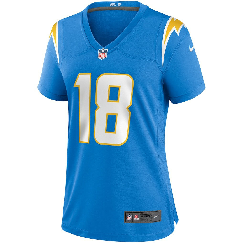 Charlie Joiner Los Angeles Chargers Women's Game Retired Player Jersey Powder Blue