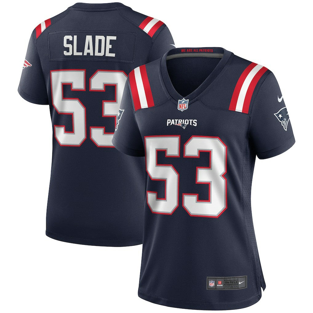 NFL Chris Slade New England Patriots Women's Game Retired Player Jersey - Navy