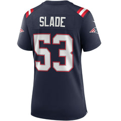 NFL Chris Slade New England Patriots Women's Game Retired Player Jersey - Navy