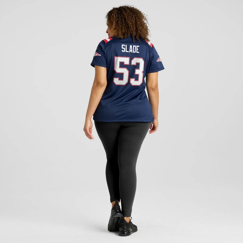 NFL Chris Slade New England Patriots Women's Game Retired Player Jersey - Navy