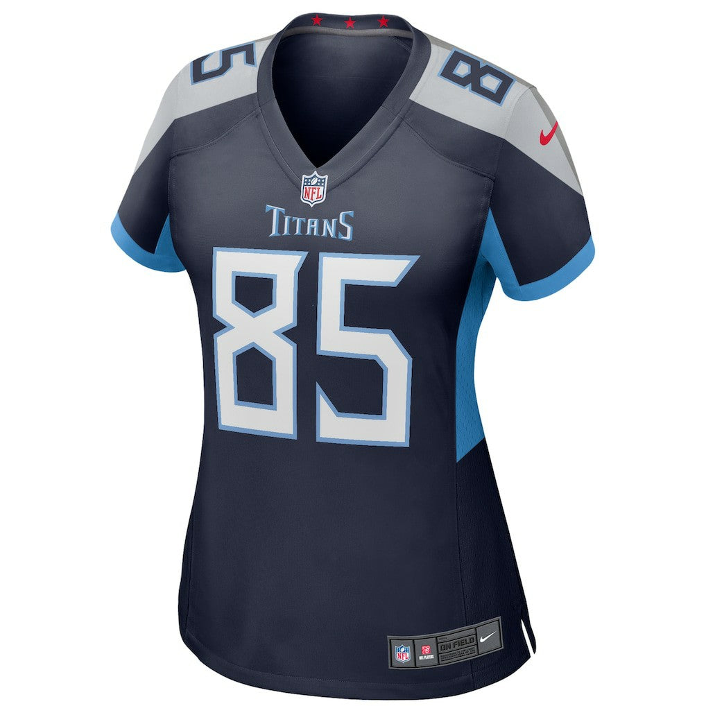 Derrick Mason Tennessee Titans Women's Game Retired Player Jersey Navy