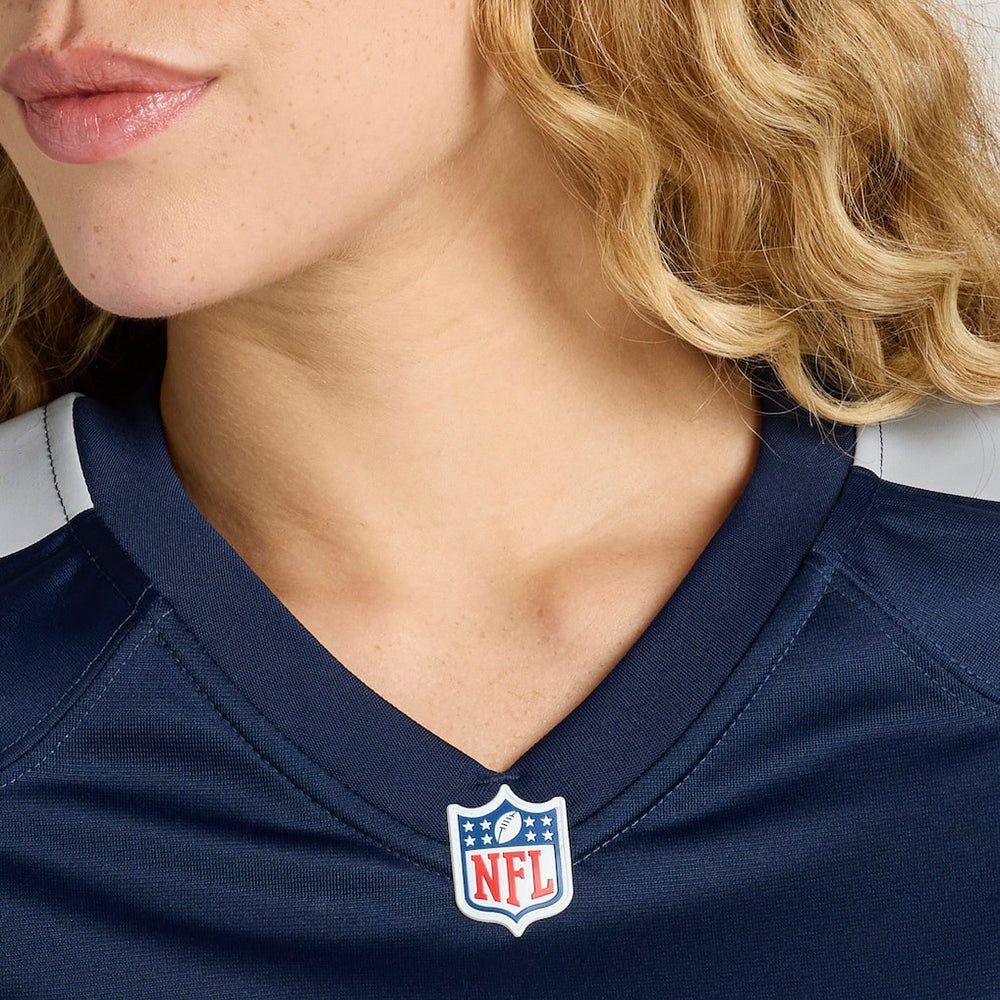 Derrick Mason Tennessee Titans Women's Game Retired Player Jersey Navy
