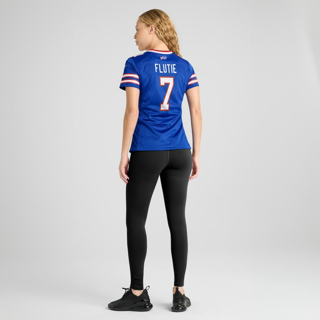 Doug Flutie Buffalo Bills Women's Game Retired Player Jersey Royal