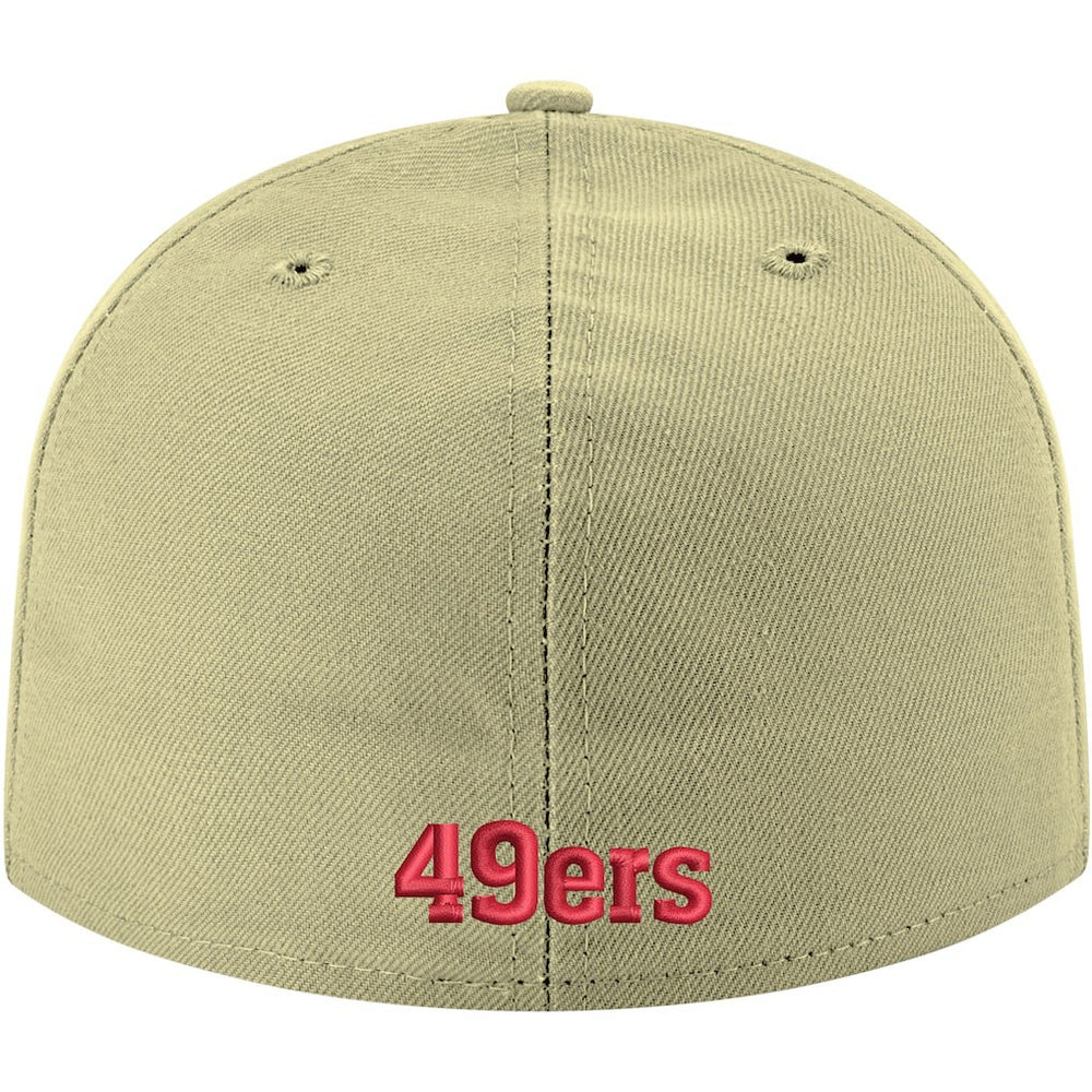 San Francisco 49ers New Era Omaha Throwback 59FIFTY Fitted Hat Gold