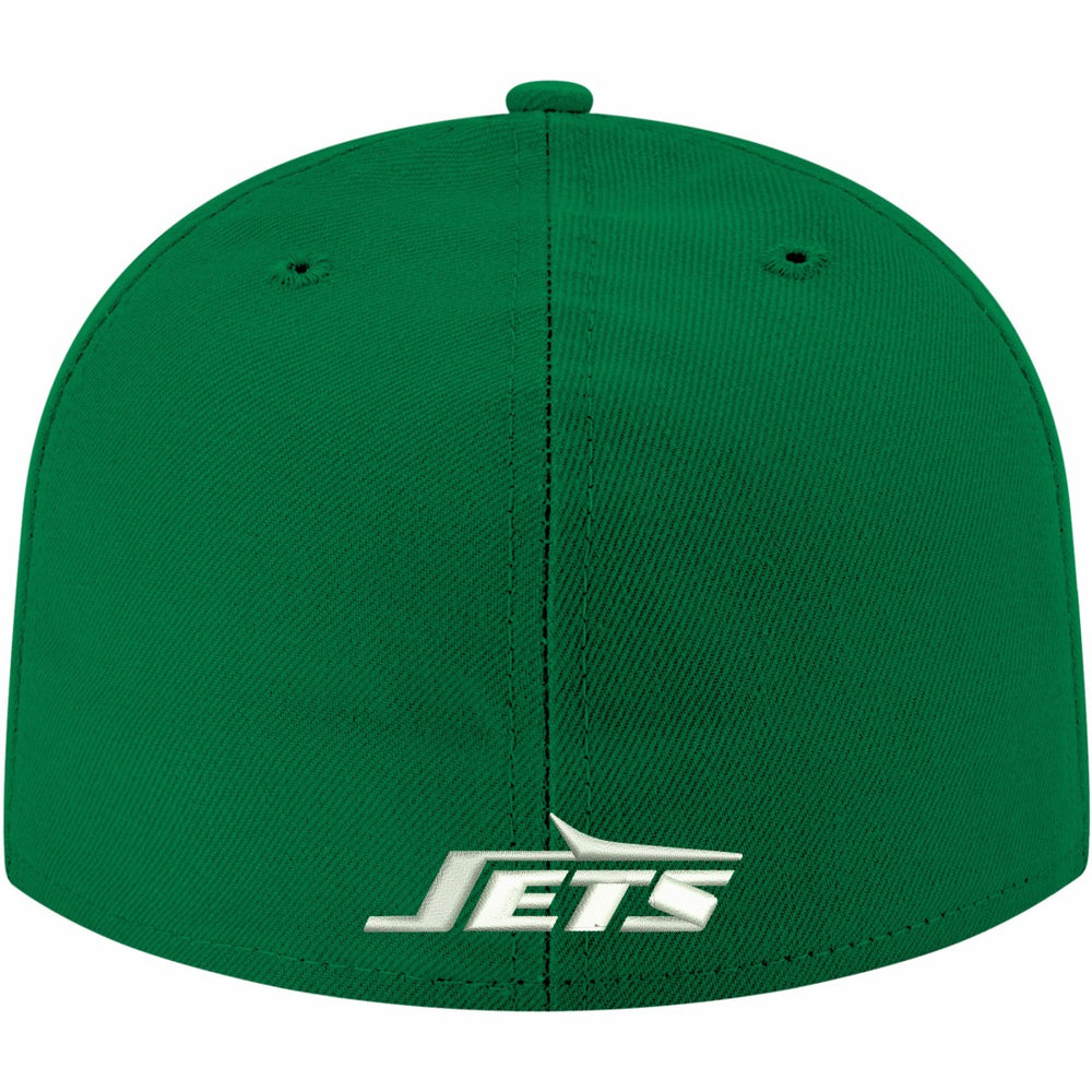 New York Jets New Era Omaha Throwback 59FIFTY Fitted Hat Kelly Green